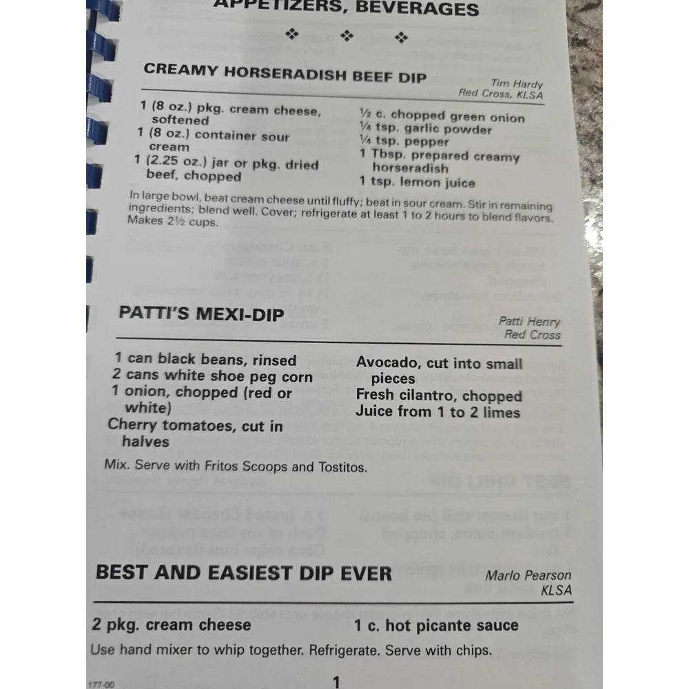 American Red Cross Spiral Cookbook. Vtg 2000